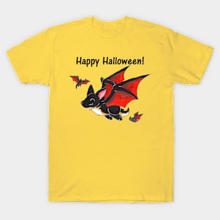 Corgipire Bat (With Text) T-Shirt